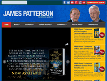 Tablet Screenshot of jamespatterson.com